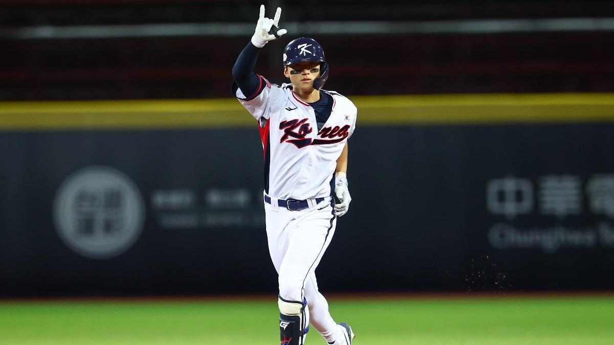 12強/金倒永雙響砲火力驚人 韓記者:近20隊MLB球探來看