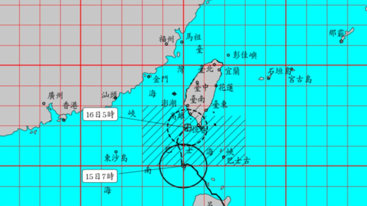 天氣/天兔降為輕颱!明登陸後將「煙消雲散」 最快明晚解除海陸警