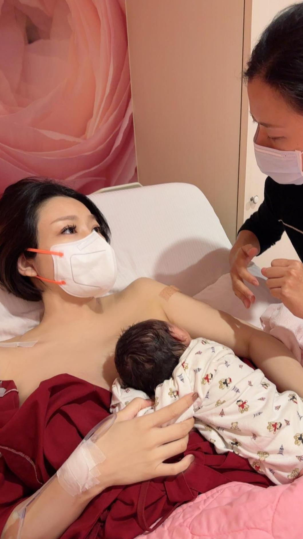 林可唯分享產女過程。(圖/翻攝自林可唯臉書)