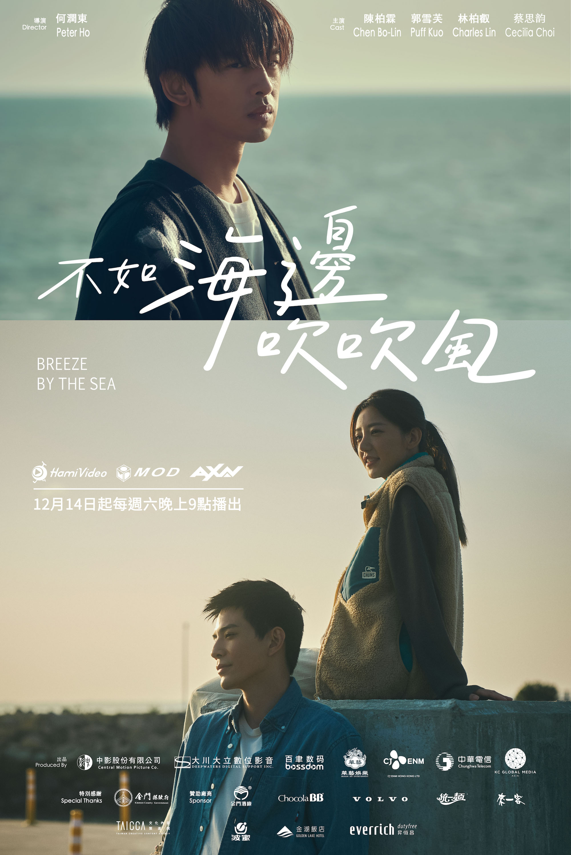《不如海邊吹吹風》唯美主視覺海報。(圖/大川大立提供)