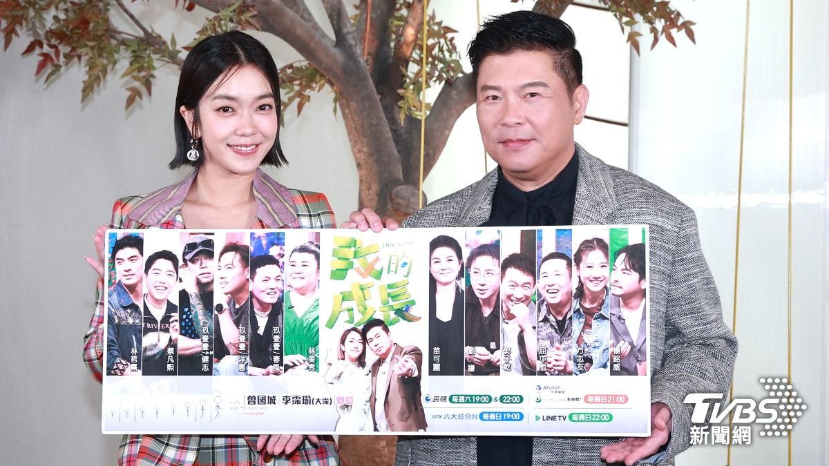 大霈和曾國城的新節目每集邀請藝人嘉賓分享成長故事。(圖/黃城碩攝)
