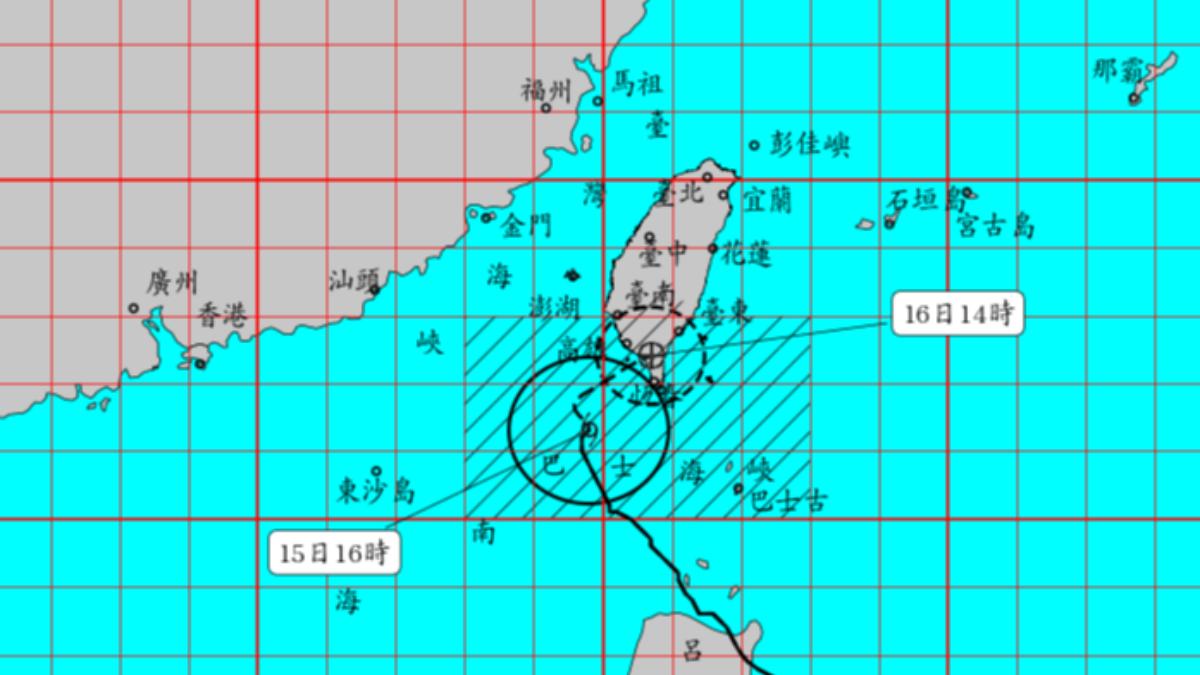 天氣/天兔颱風「暴風圈提早觸陸」 估明天這時登陸南方