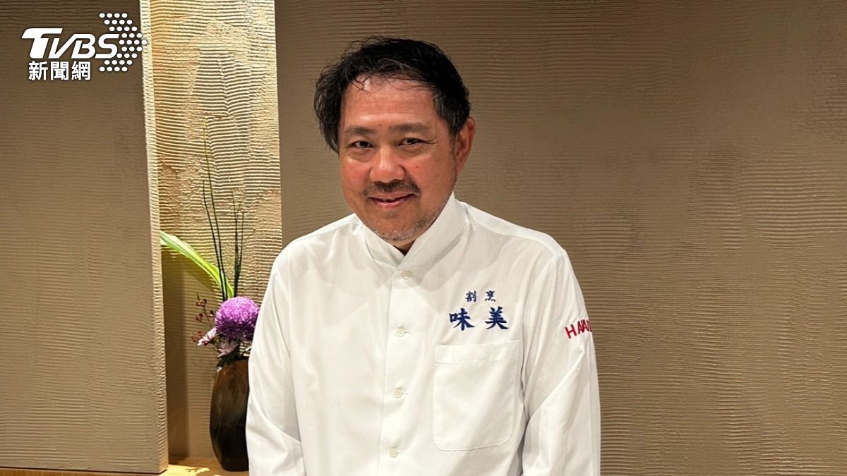 總料理長河原畑豪二。(圖/陳昫蓁攝)