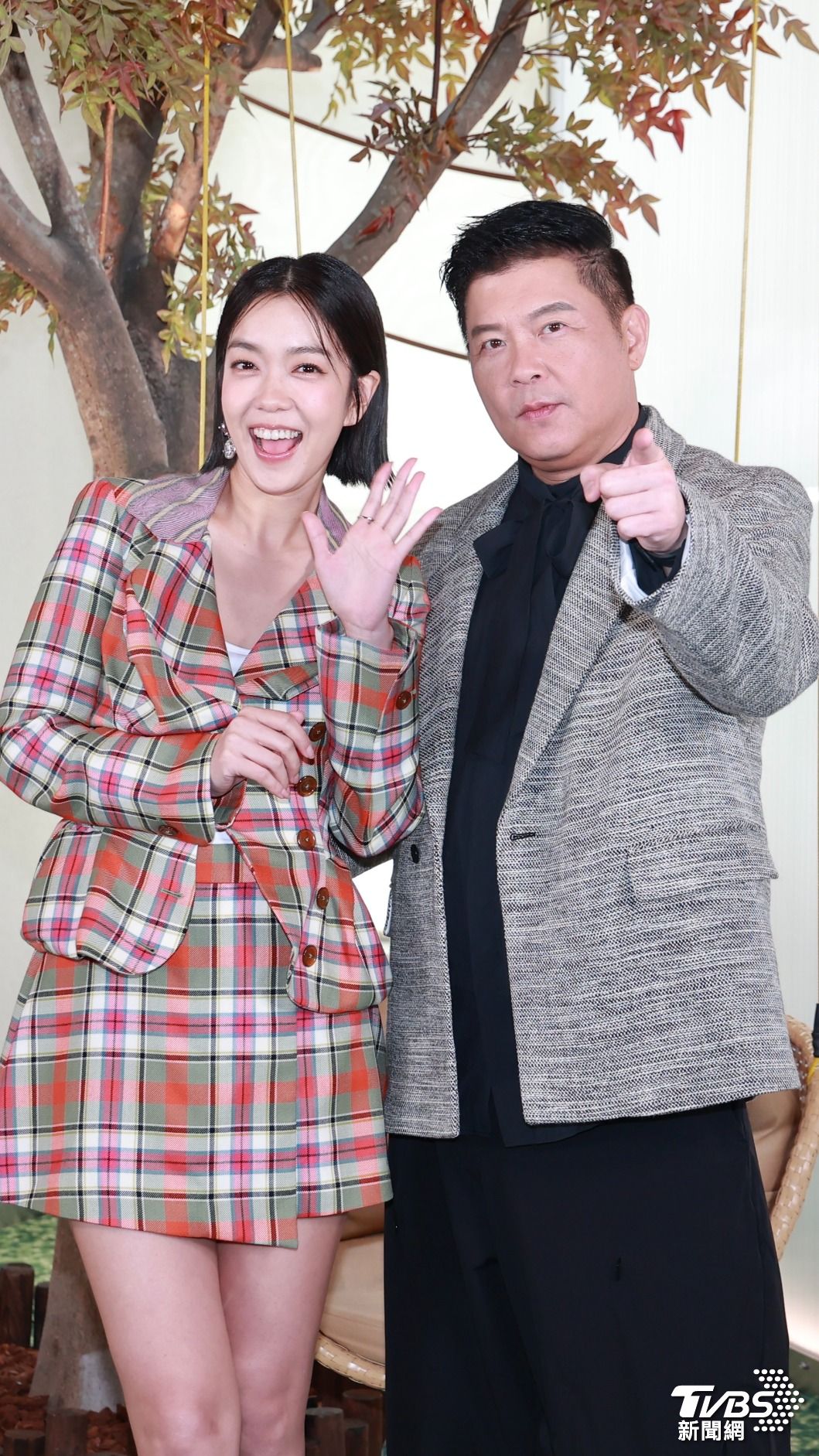 大霈和曾國城出席開播記者會。（圖／黃城碩攝）