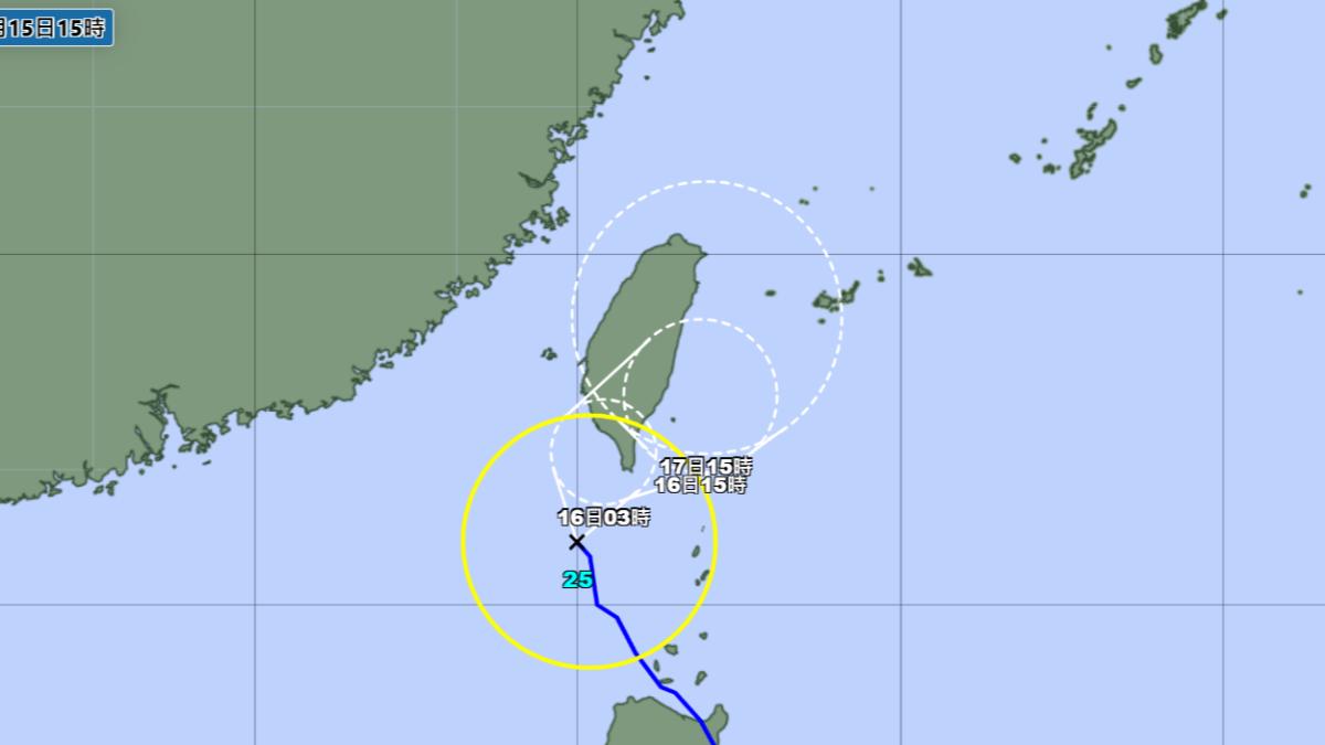 赴日小心!日氣象廳:天兔颱風轉彎撲沖繩 恐現「警報級大雨」