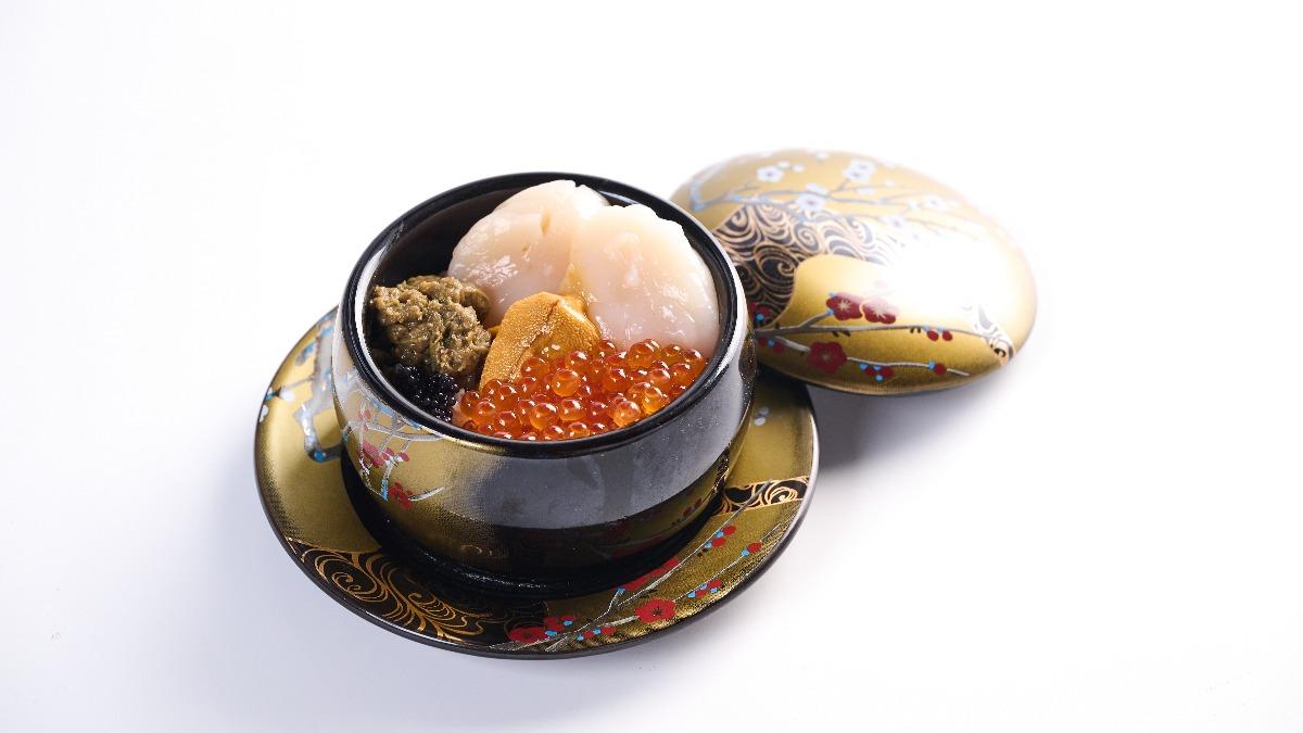 招牌菜「三秒盅」。(圖/三秒燒肉提供)