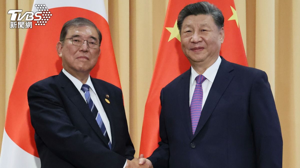石破茂沒笑容首會晤習近平 要求盡快恢復水產進口、保護日僑