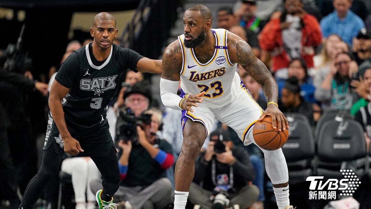NBA/快40歲詹皇無極限!連四場比賽大三元 率湖人痛宰馬刺