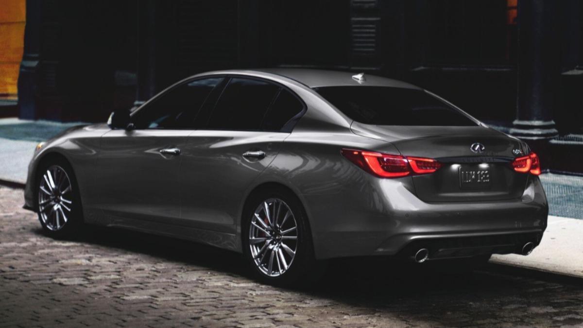 Q50在外型上導入稜角元素,強化車輛氣息。(圖/Infiniti提供)