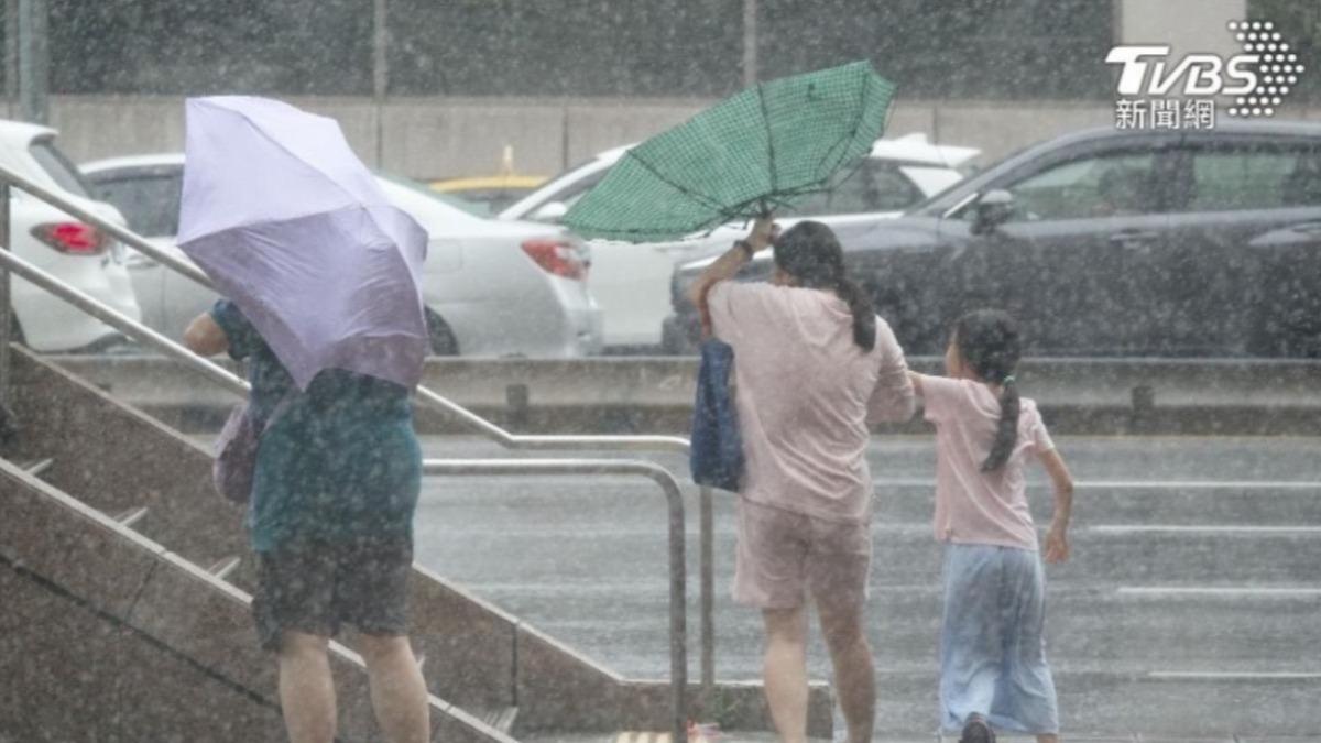 天氣/北北基大雨特報 傍晚一路下到明天早上