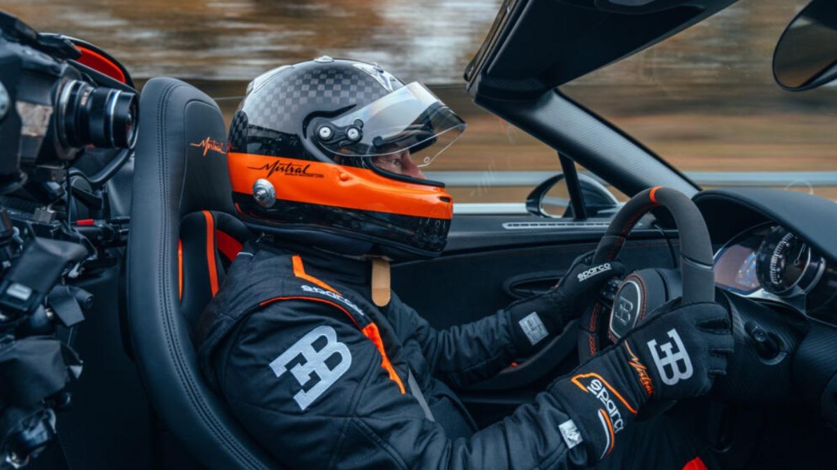 Andy Wallace認為這輛車還想要跑得更快。(圖/Bugatti提供)