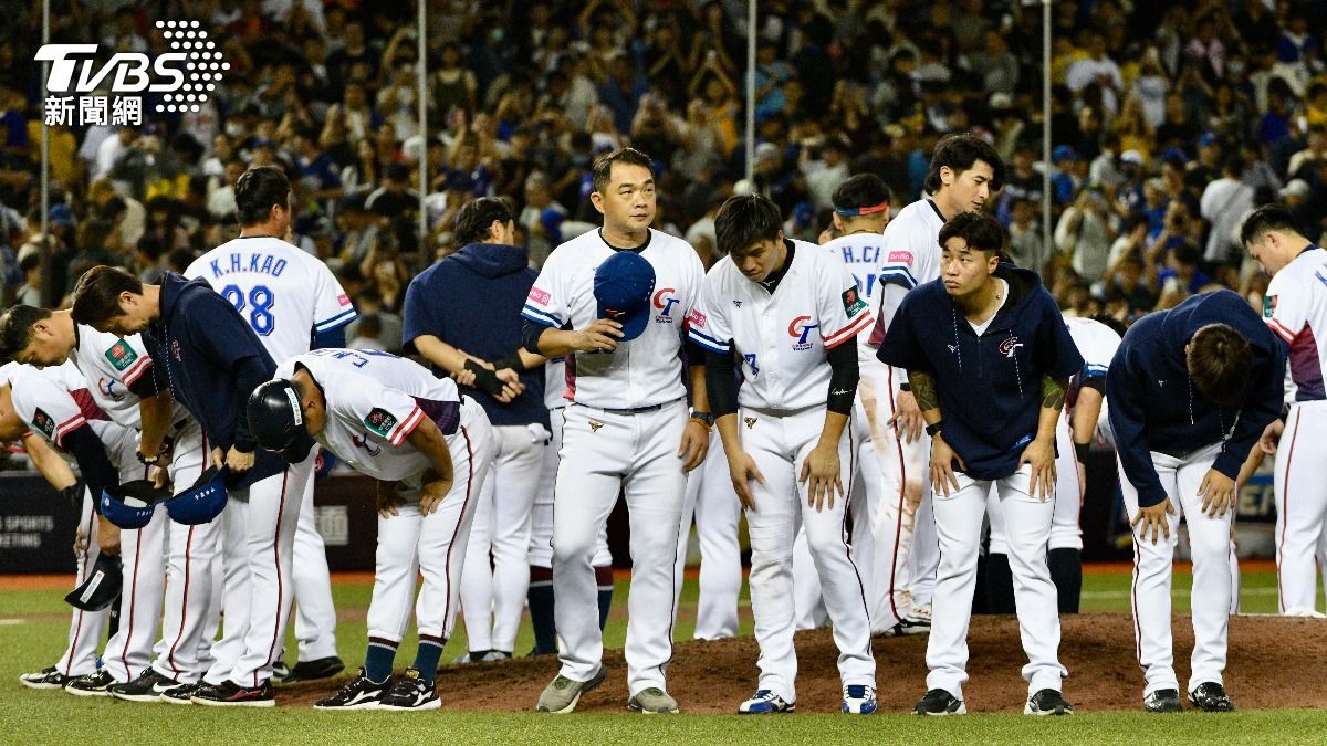 中華1比3輸球。（圖／胡瑞麒攝）