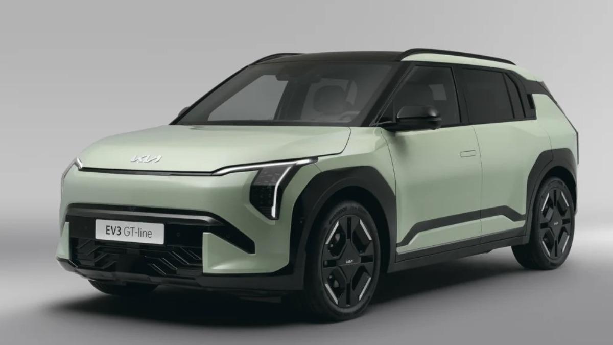 EV3目前僅有204匹馬力前驅馬達單一輸出選擇,搭配58.3kWh與81.4kWh兩種電池容量選擇。(圖/Kia提供)