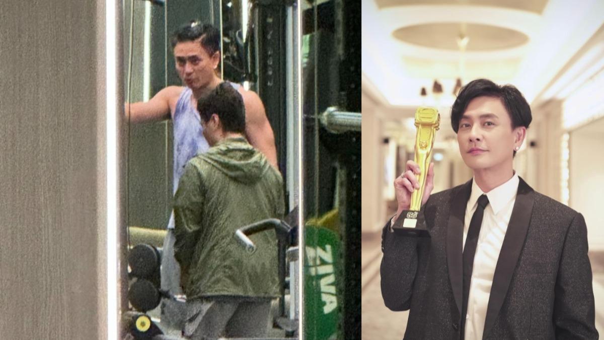 彭于晏也輸!男星紫色小背心「爆筋健身照」曝光 麒麟臂魅力十足