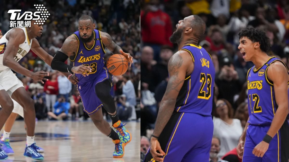 NBA／再秀死之三分！詹皇背靠背21+7　湖人擊落鵜鶘5連勝