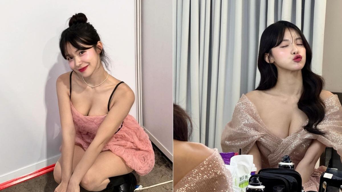 李多慧PO出性感穿搭工作照。(圖/翻攝李多慧IG)