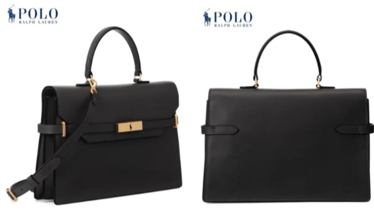 Polo ID系列皮製手提包。(圖/Ralph Lauren提供)