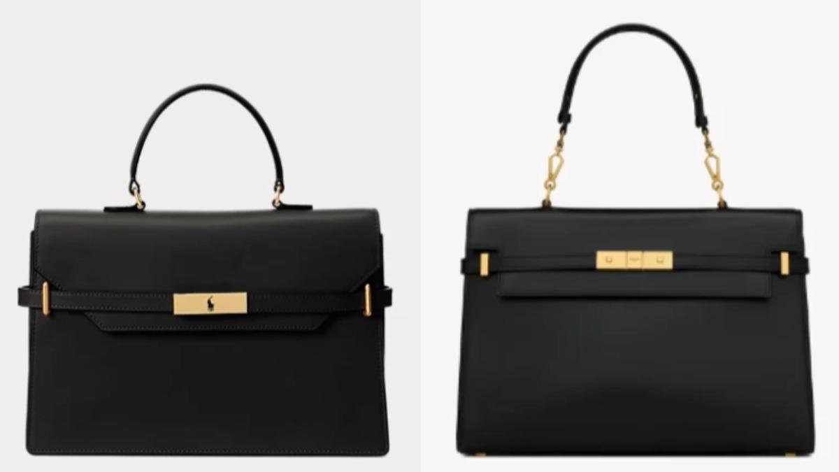 Polo ID對比YSL曼哈頓。(圖/YSL、Ralph Lauren提供)