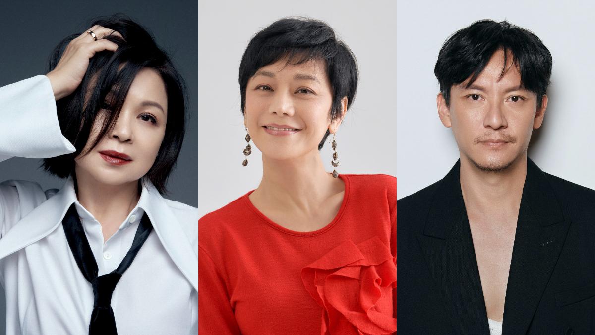 楊貴媚、張艾嘉、張震。（圖／金馬執委會提供）
