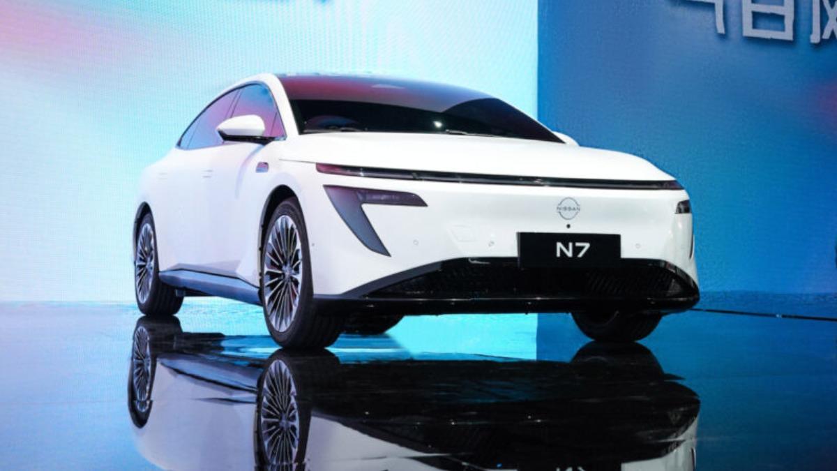 Nissan也有N7!「純電房車」中國亮相 黃金比例大空間