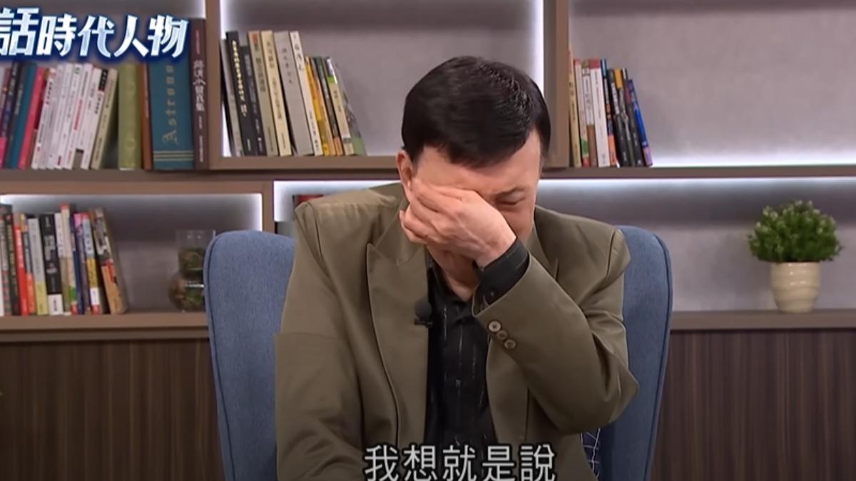 余天淚崩。(圖/翻捨自三立新聞YT)