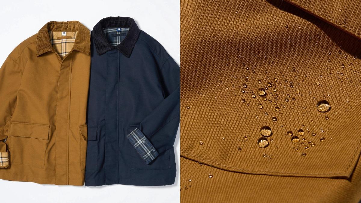 UNIQLO防潑水外套除了價格親民,還具有防小雨等功能。(圖/翻攝自UNIQLO官網)