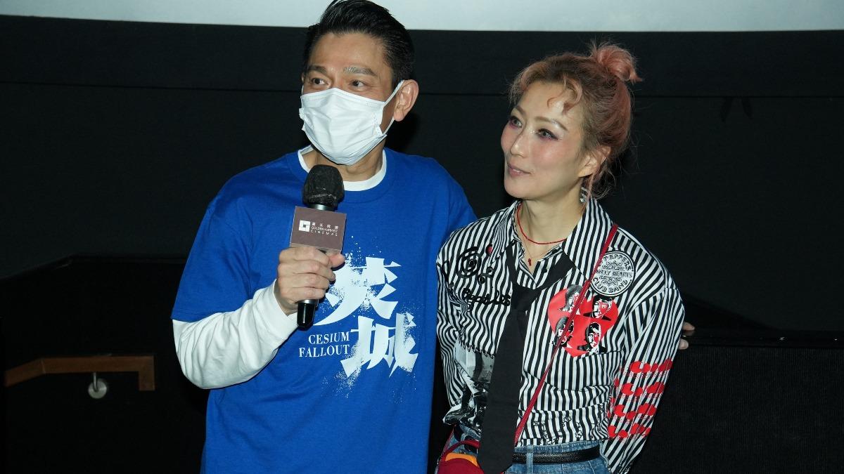 鄭秀文自掏腰包買票支持劉德華新片《焚城》,更驚喜出席映後活動。(圖/華映提供)