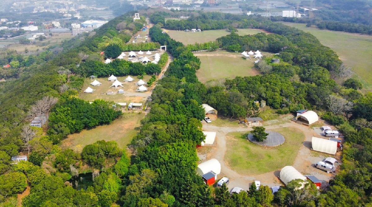 森渼原營區占地廣闊,處處被綠意包圍。(圖/森渼原提供)
