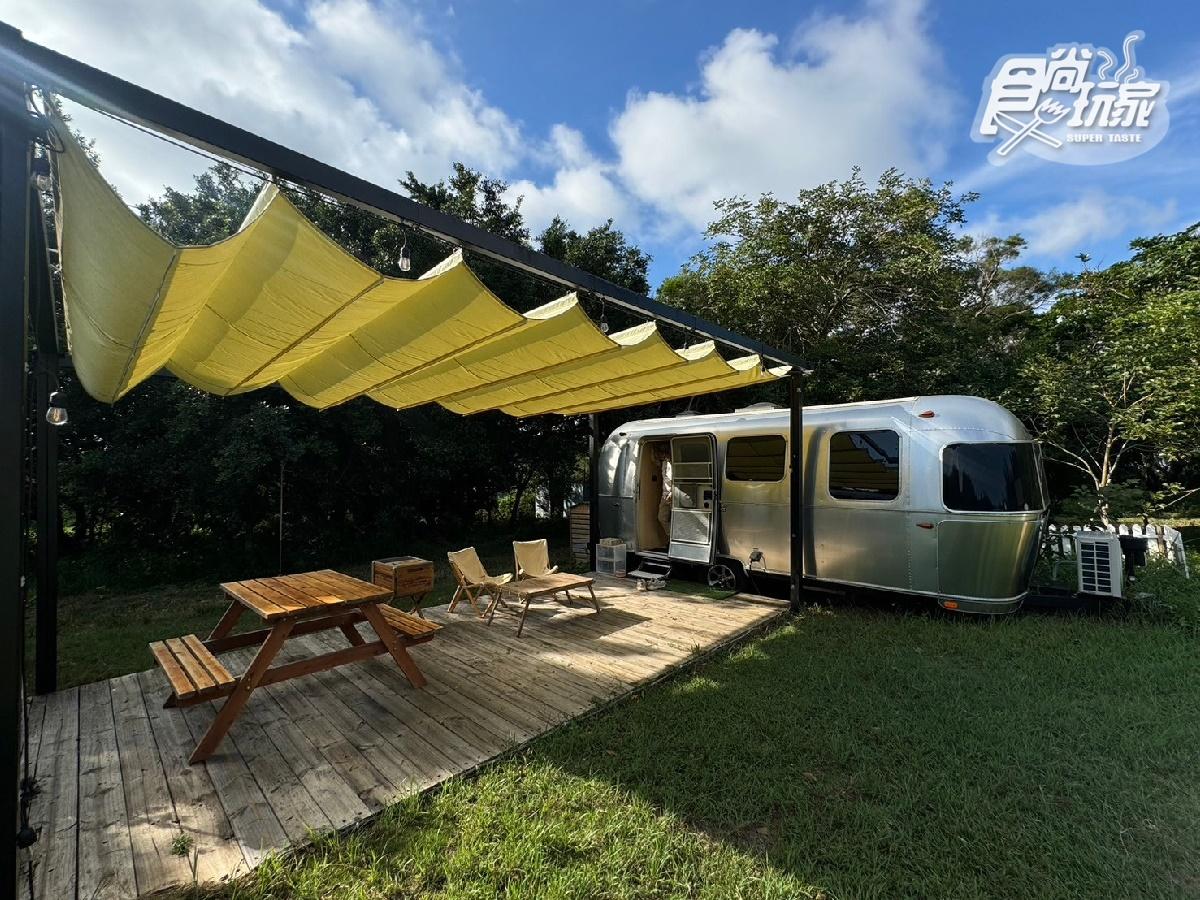 Airstream露營車外還有獨立區域空間。(圖/食尚玩家)