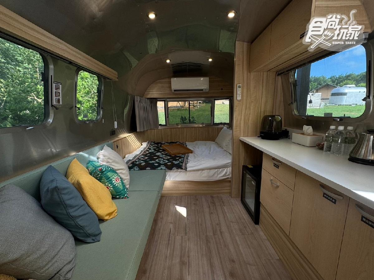 Airstream露營車內裝應有盡有。(圖/食尚玩家)