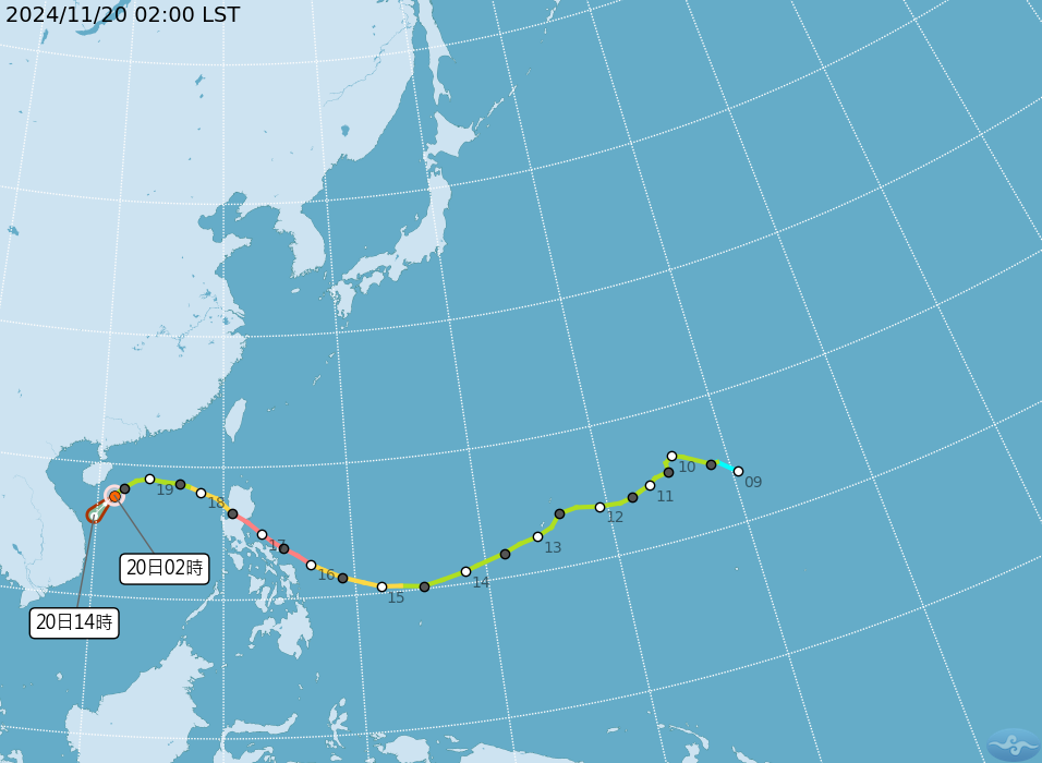 萬宜颱風-萬宜颱風路徑-萬宜颱風動態-萬宜颱風路徑圖-萬宜颱風動向-萬宜颱風假-最新颱風動態