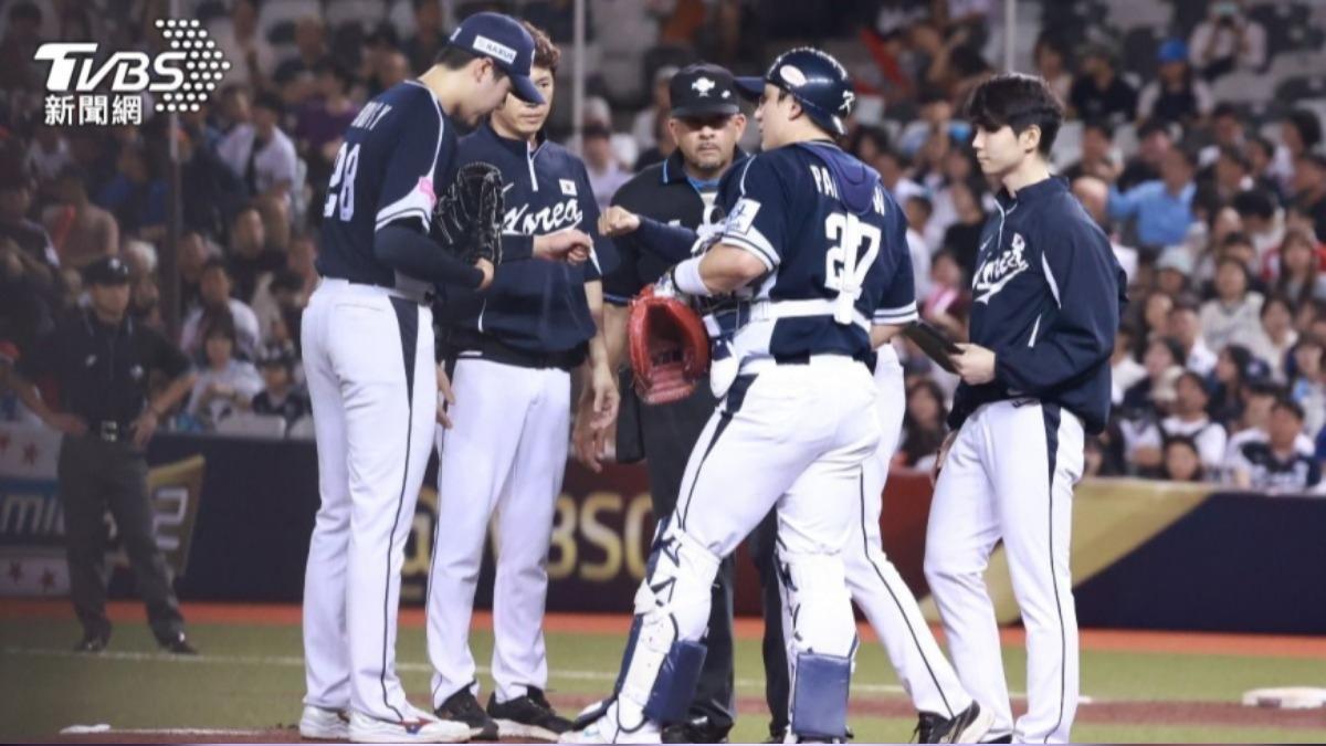 南韓在世界12強棒球無緣晉級。(圖/黃城碩攝)