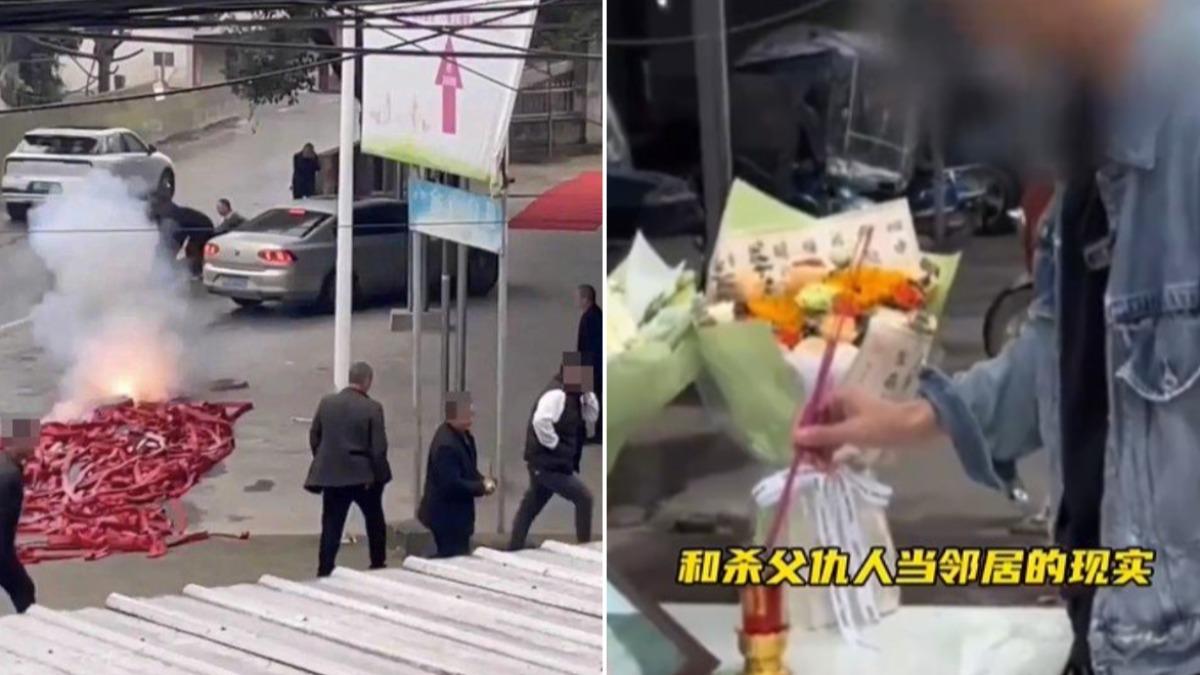 出獄又是條好漢？陸殺人犯刑滿獲釋　到受害者家辦桌還砸靈堂
