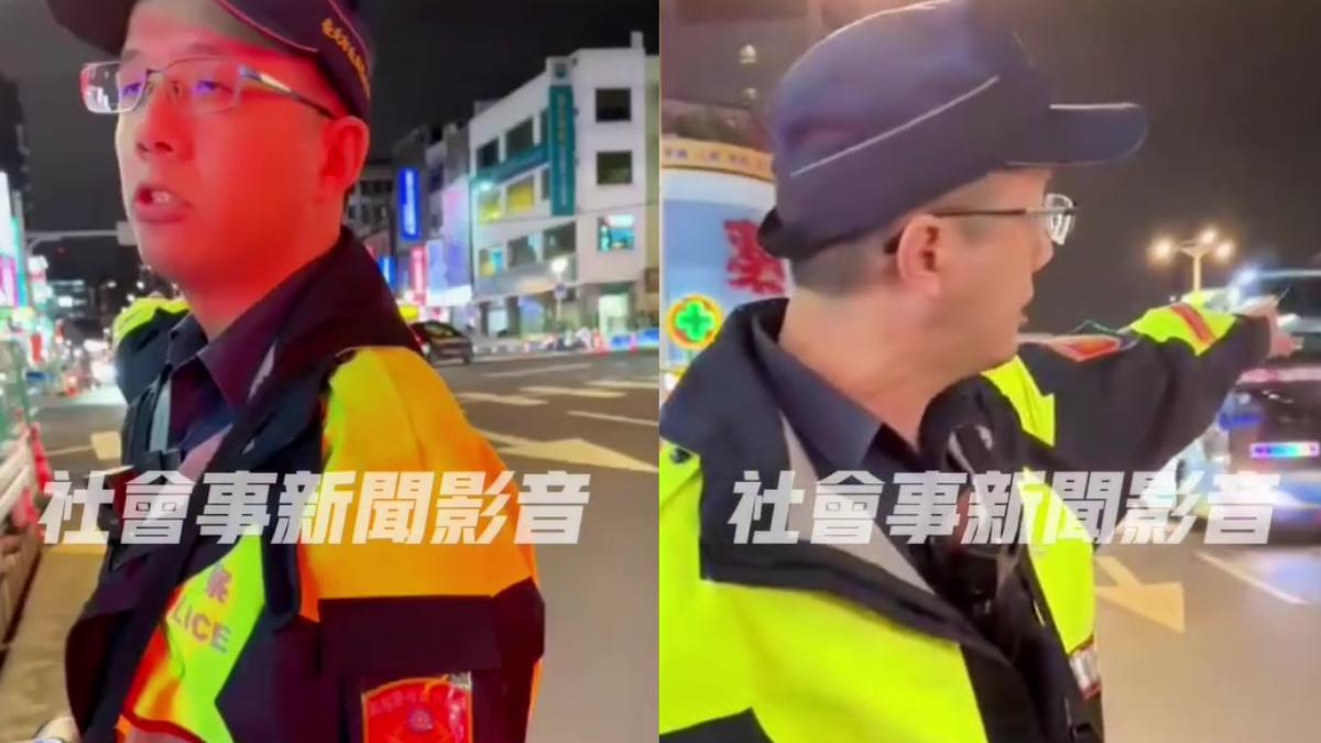 違規騎士認為警方釣魚執法。（圖／社會事新聞影音）