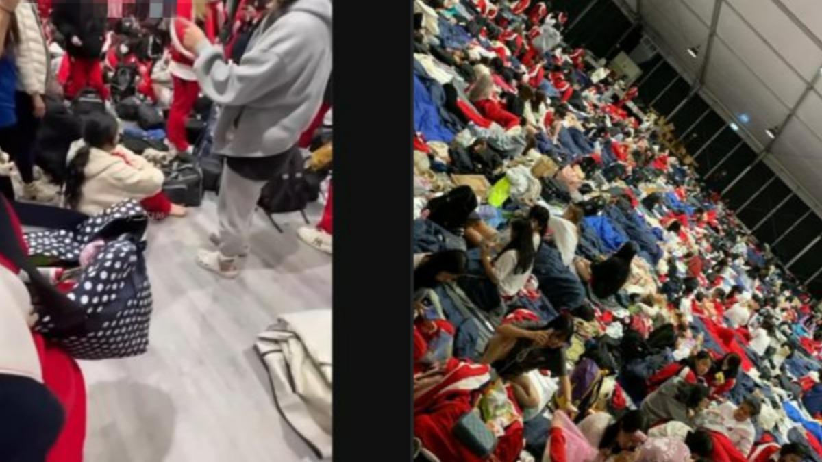 高中成長營慘遇下雨!女學生集體打地鋪「像難民營」 校方這樣說