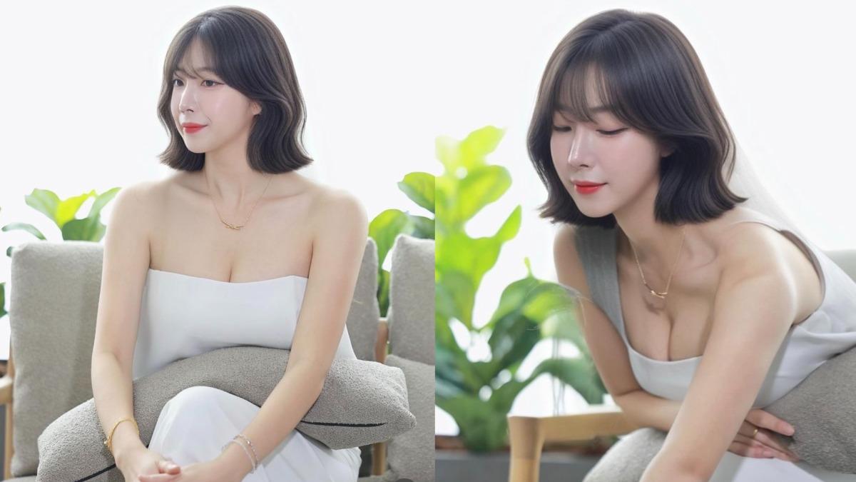 安芝儇留短髮時可愛和優雅兼具。(圖/翻攝自安芝儇IG)