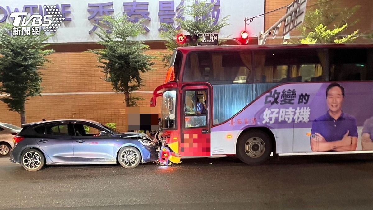 歸剛ㄟ!北港男「爛醉上路」逆向撞客運 酒測值0.85