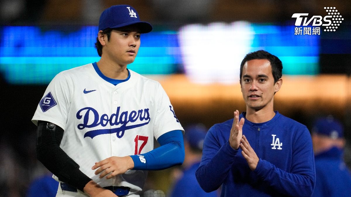 艾爾頓是大谷翔平的隨身翻譯。(圖/達志影像美聯社)