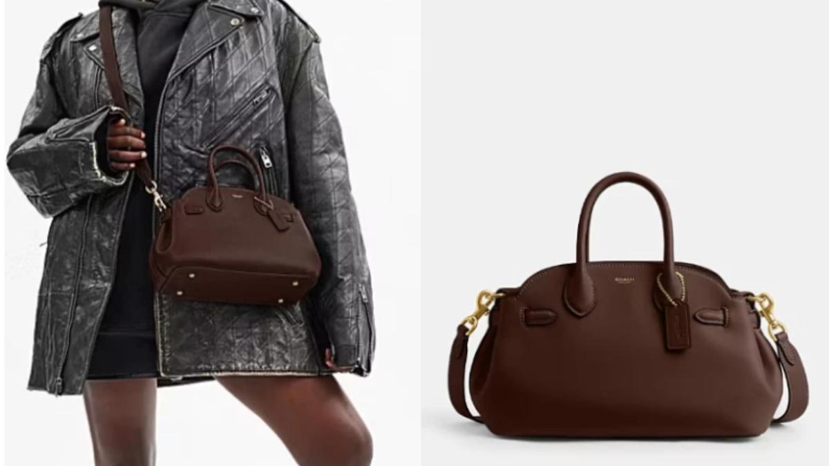EMPIRE CARRYALL 26 手袋。（圖／翻攝自Coach官網）