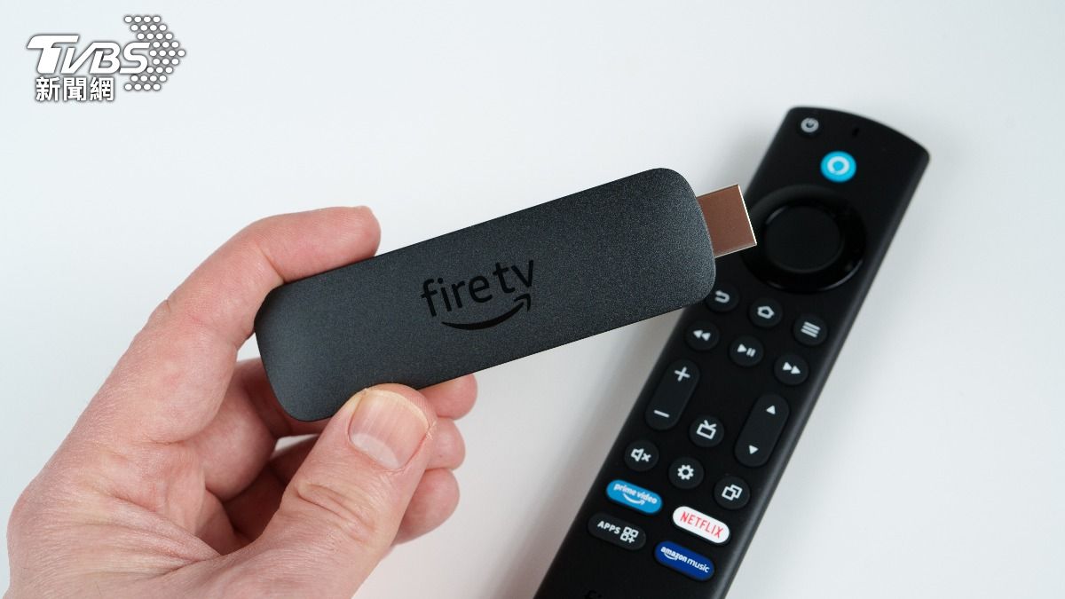 亞馬遜的Fire TV Stick 4K。(示意圖/shutterstock 達志影像)