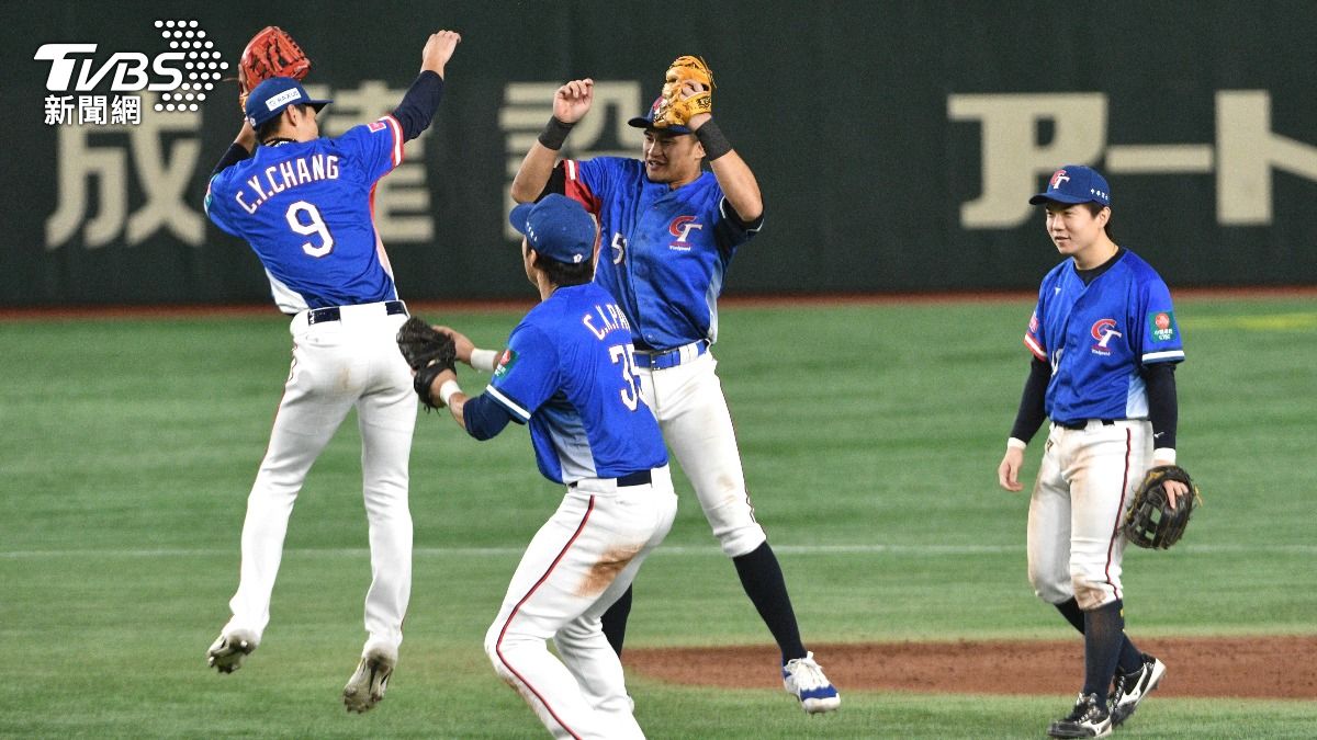 中華隊今以8:2差距贏美國隊拿下勝利。(圖/胡瑞麒攝)