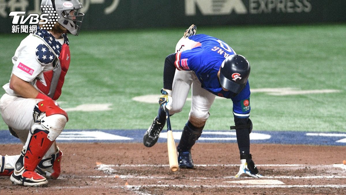 江坤宇表示,美國隊今天每個投手都很強,球速幾乎都破150。(圖/胡瑞麒攝)
