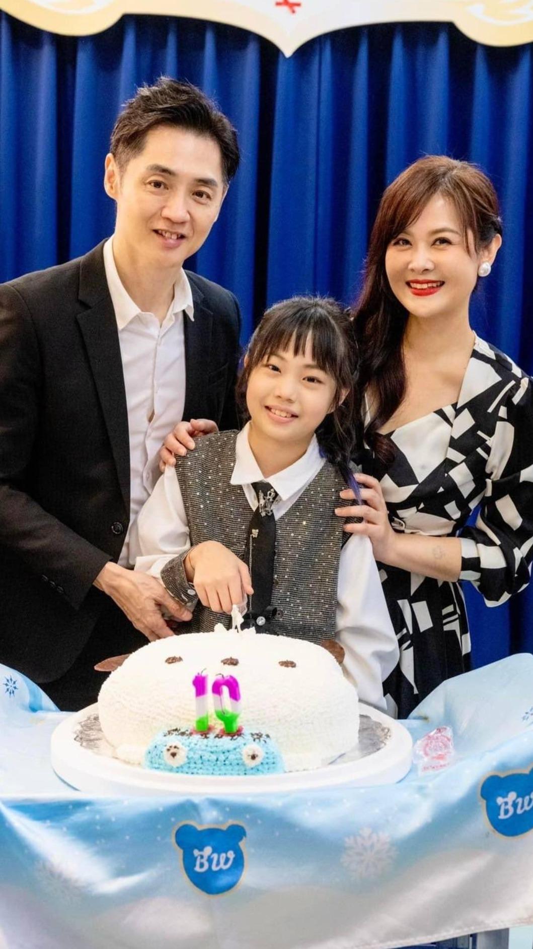 宋逸民（左）與為了陪女兒長大，認真維持健康。（圖／藝起發光提供）