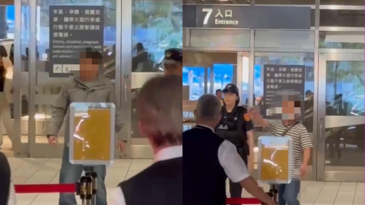 排班大戰特約!台中高鐵站疑載客起爭執 違規運將5字經飆罵