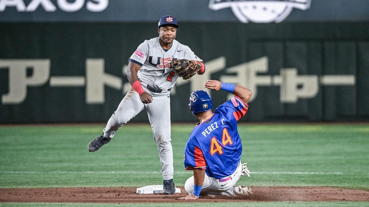 美國隊5局打完沒有讓委內瑞拉得到任何分數。(圖/翻攝自Flickr@WBSC)