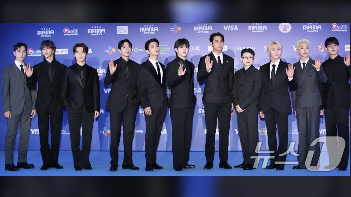 SEVENTEEN。(圖/NEWS 1提供)