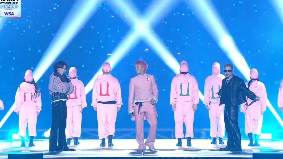 BIGBANG合體。(圖/取自Mnet YT)