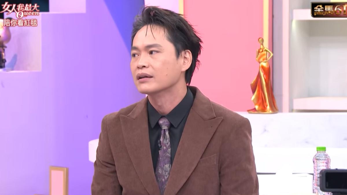 黃鐙輝透露在片場崩潰，認喜翔做乾爹。（圖／TVBS）