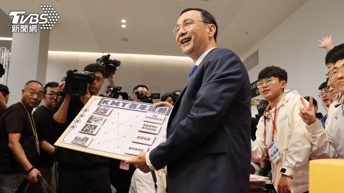 國民黨主席朱立倫。(圖/劉庭宇攝)