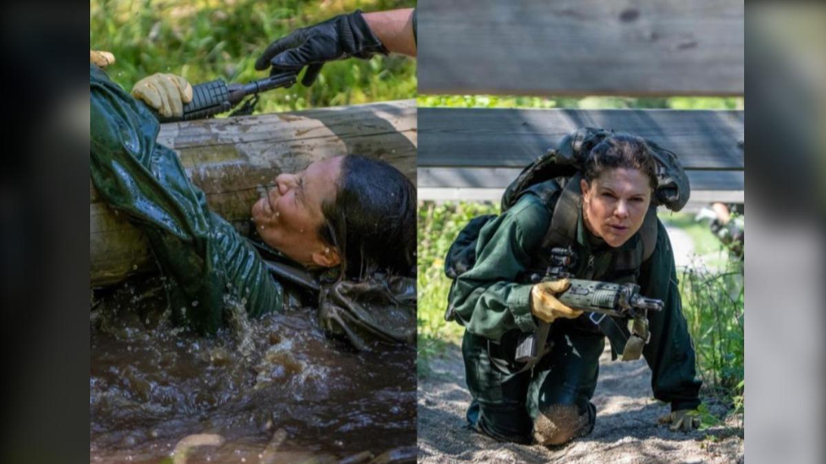 準備登基女王！瑞典公主海軍陸戰受訓　提槍開砲帥氣畫面曝
